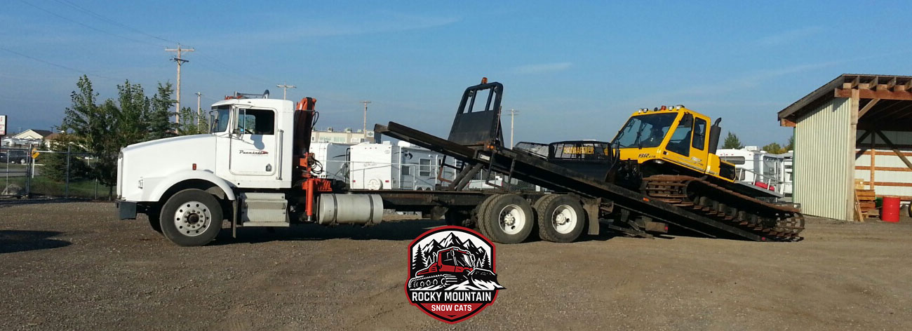 Rocky Mountain Snow Cats' sister company Pacesetter Trucking Ltd offers snow grooming equipment transportation solutions.