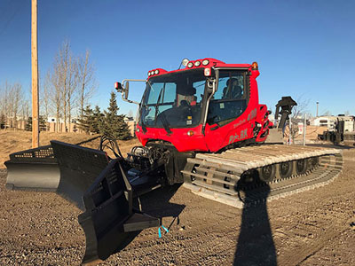 Pisten Bully PB400 model snow groomer sold by Rocky Mountain Snow Cats.
