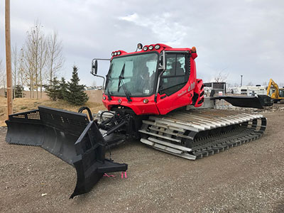 PB400 model snow groomming unit sold by Rocky Mountain Snow Cats.